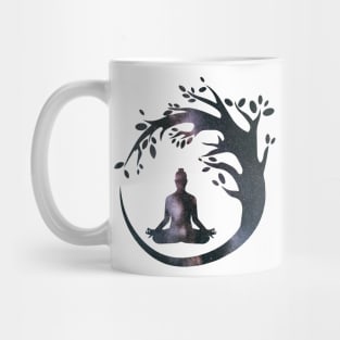 Meditation, Yoga, Bodhi Tree Buddha, Namaste Buddha tree Gifts Mug